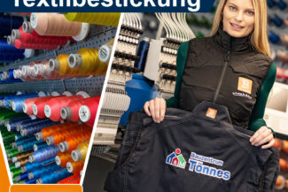 Textilveredlung - Besticken - Bedrucken von Arbeitskleidung